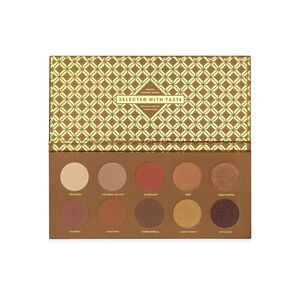 Zoeva Caramel Melange Eyeshadow Palette Ten Colors And Shade Matte Glitter NIB